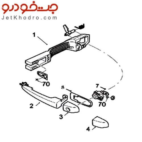 دستگیره بیرونی دنا پلاس کروم_ قیمت دستگیره بیرونی دنا پلاس_ دستگیره درب باز کن بیرونی دنا _کلاهک دستگیره بیرونی دنا پلاس_ دستگیره مشترک بیرونی دنا پلاس_ دستگیره کشویی دنا پلاس