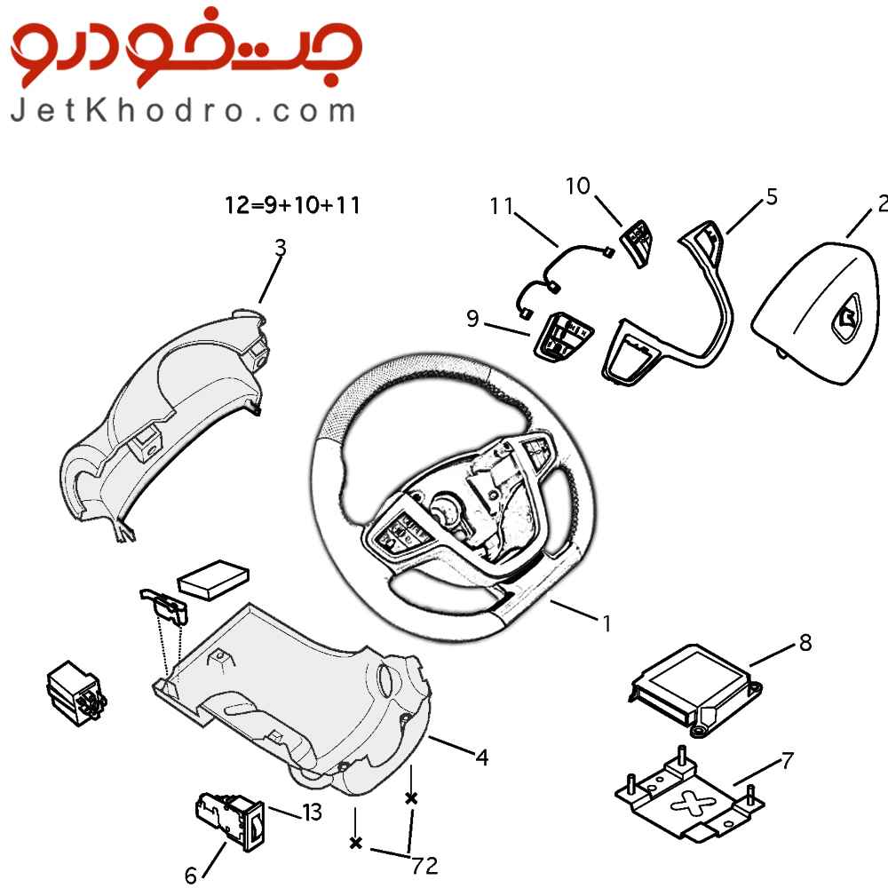 غربیلک دی کات دنا ایساکو _ فرمان دی کات دنا _ غربیلک فرمان دنا پلاس توربو طرح D _ قیمت غربیلک فرمان دنا _ فرمان دی کات دنا پلاس توربو اتوماتیک _ فریم فرمان