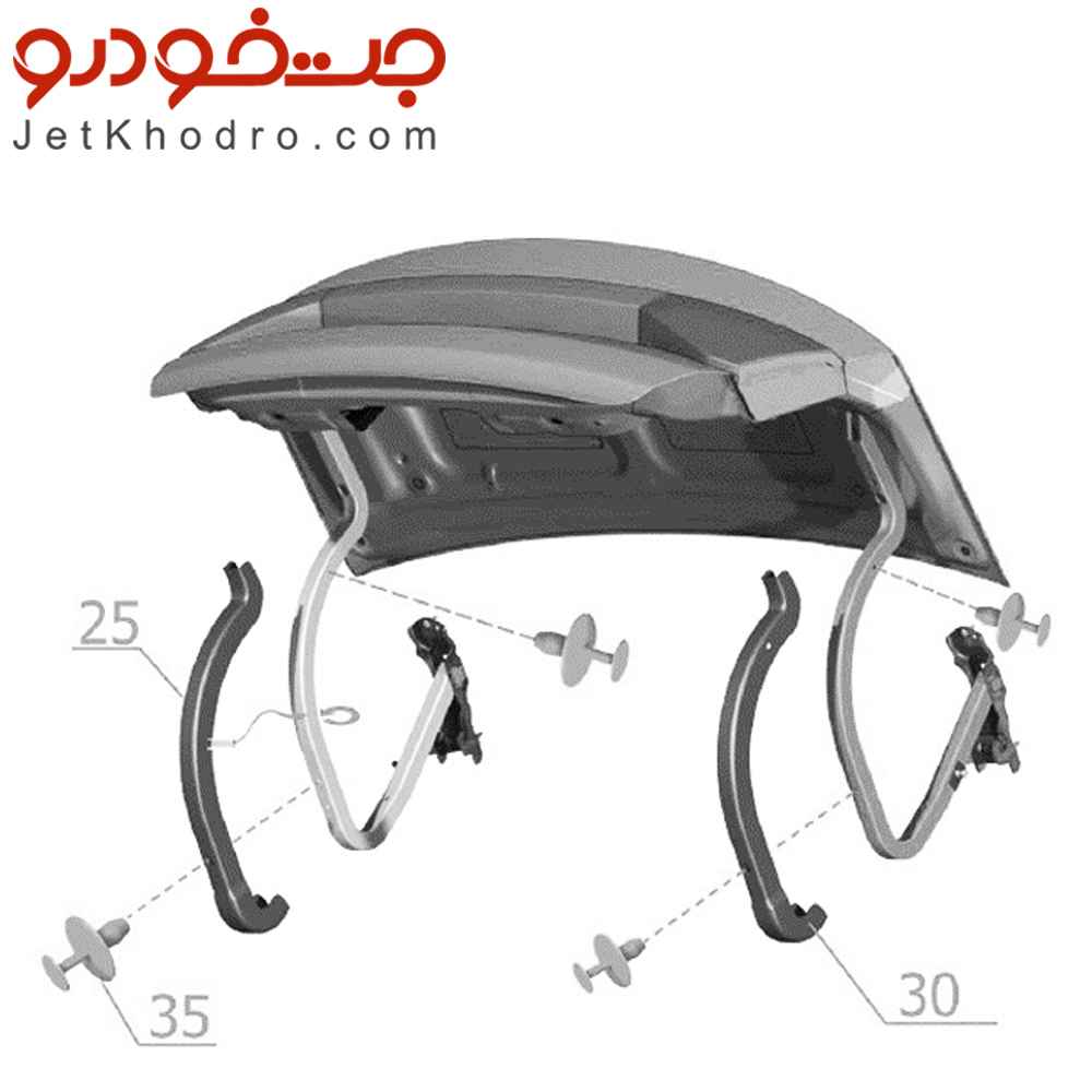 کاور لولای درب صندوق تارا سمت راست _ قاب لولای درب صندوق تارا _ موکت کف صندوق تارا _ موکت رو گلگیری صندوق تارا _ نمد پشت درب صندوق تارا _ نمد کف صندوق تارا _ قیمت کاور لولای درب صندوق تارا