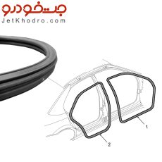 نوار دور درب سمند عقب راست_ قیمت نوار دور درب سمند _ نوار لاستیکی کلاف درب سمند _ نوار دور درب دنا _ نوار کلاف درب دنا _ لاستیک دور درب سمند